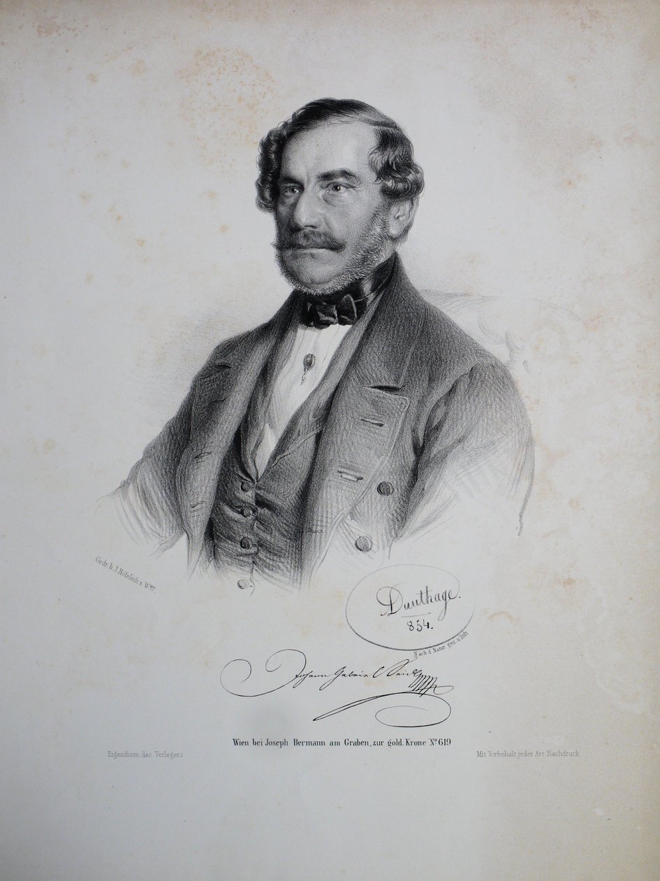Johann Gabriel Seidl (1804-1875) af Adolf Dauthage