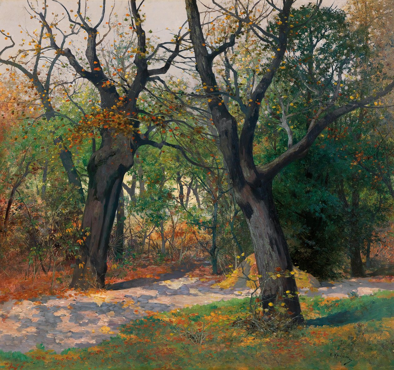 Efterårsmorgen af Adolf Kaufmann