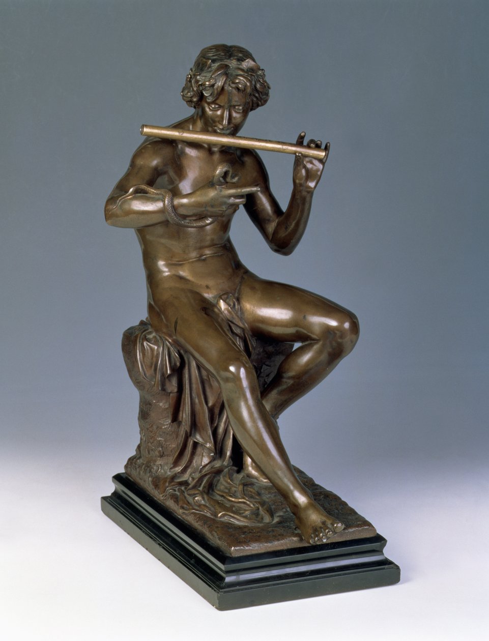 Pan, ca. 1880 (bronze på stensokkel) af Adolf Martial Thabard