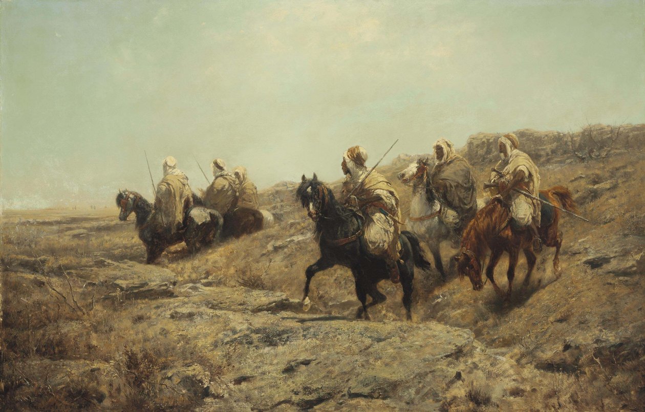 Arabiske krigere af Adolf Schreyer