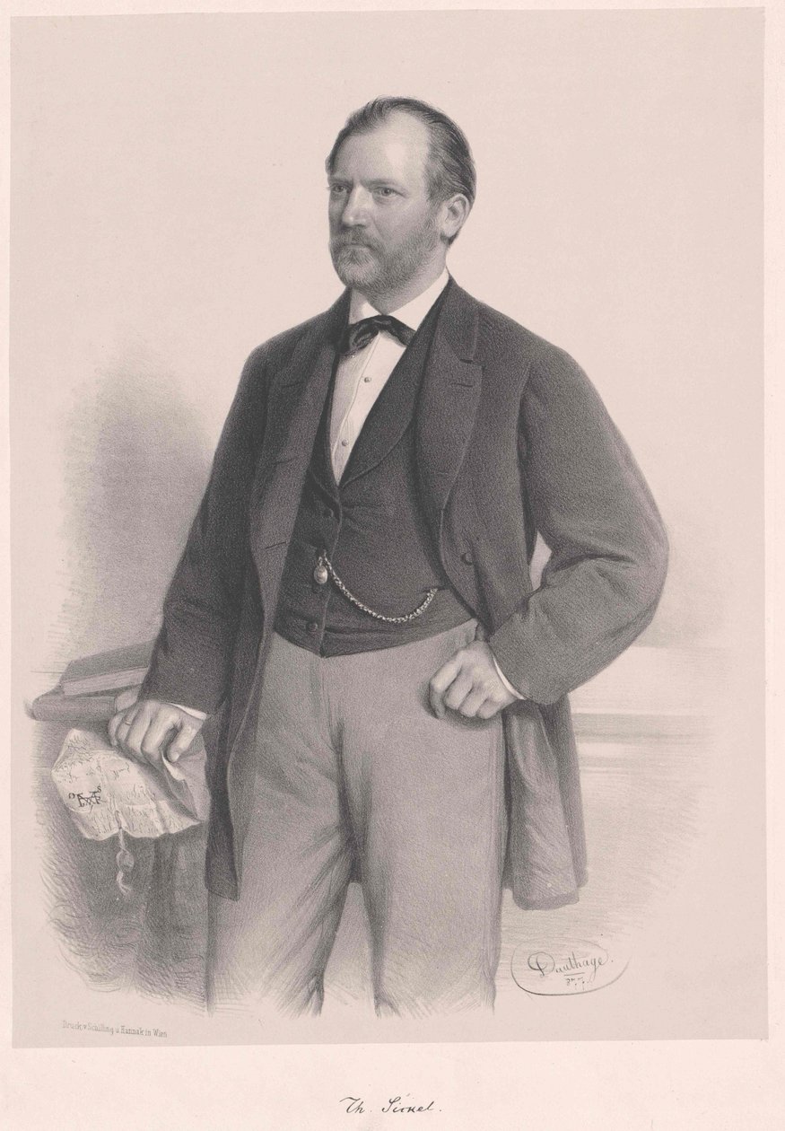 Theodor ridder Sickel af Adolf Dauthage