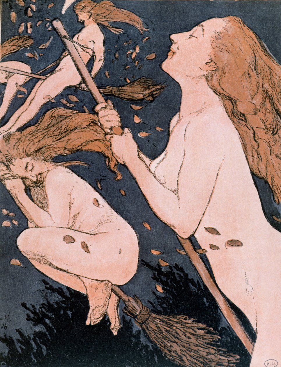 Walpurgis-sabbat af Adolf Munzer