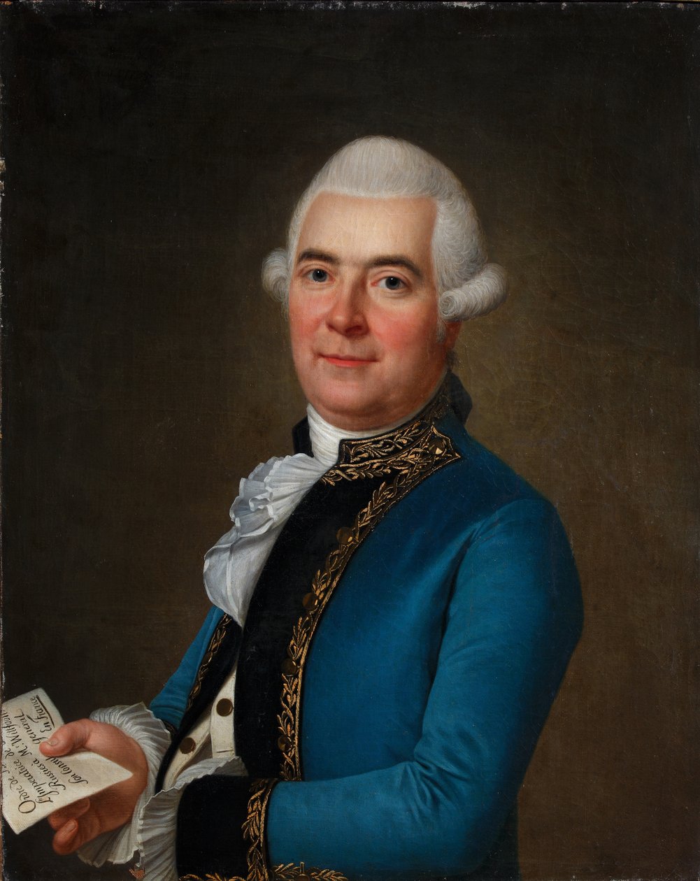 Portræt af Arvid Wittfooth, 1789 af Adolf Ulrich Wertmuller