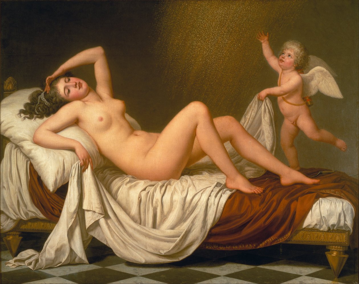 Danaë og guldbruseren af Adolf Ulrik Wertmüller