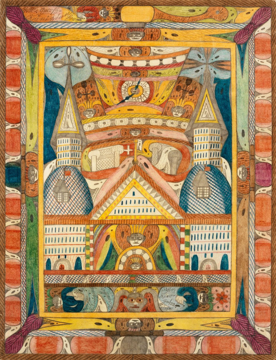 Løvinde af Adolf Wolfli