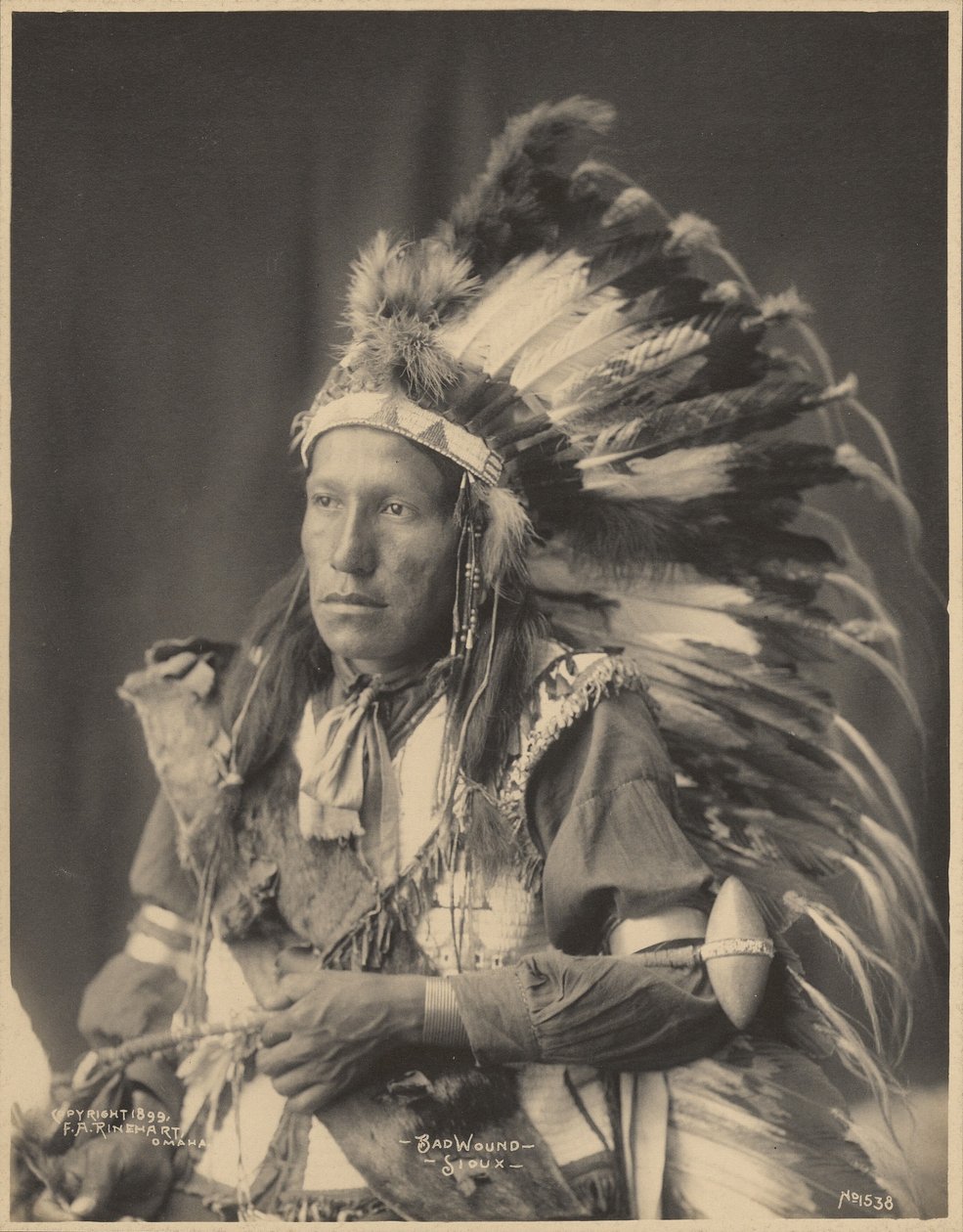 Bad Wound, Sioux af Adolph F. Muhr
