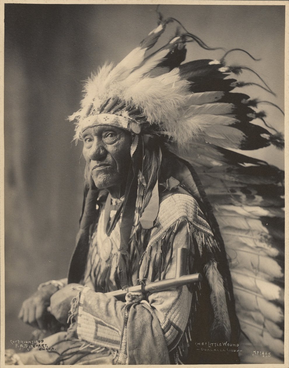 Høvding Little Wound, Ogalalla Sioux af Adolph F. Muhr