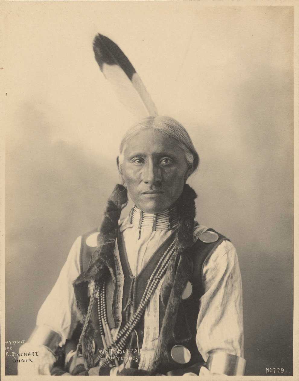 Hvid bøffel, cheyenner af Adolph F. Muhr