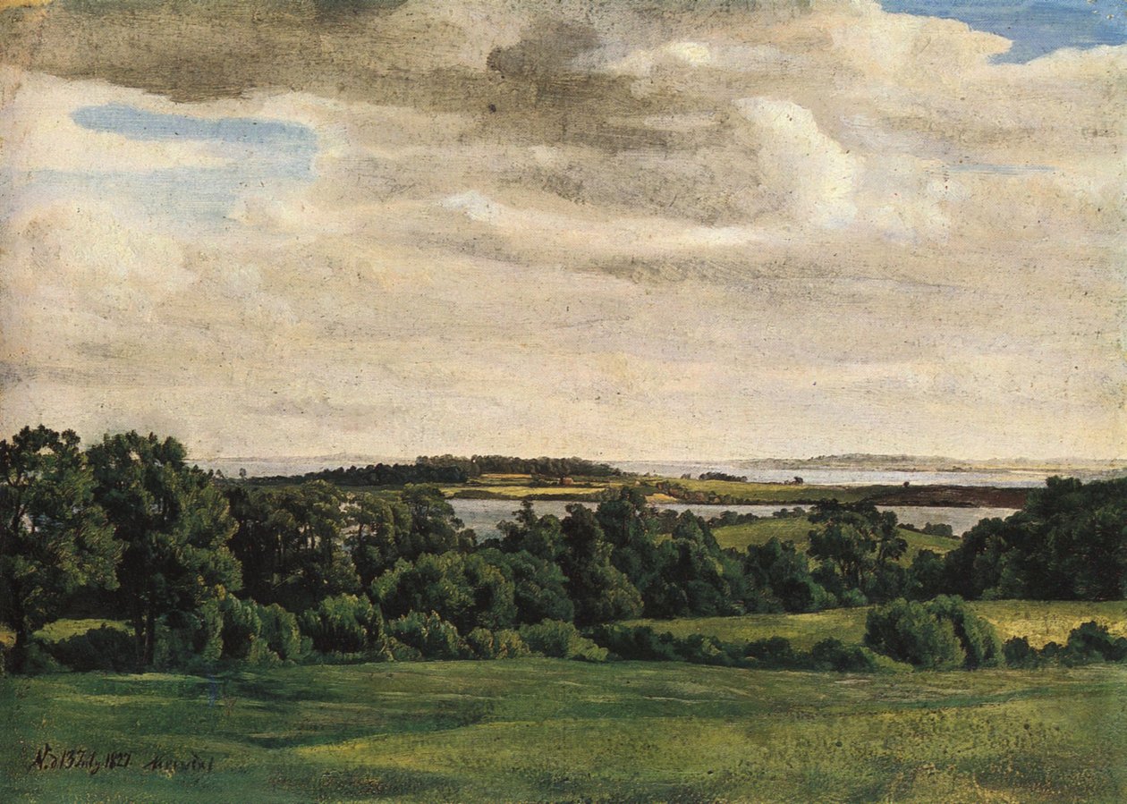 Tysk: Holsteinische Landschaft af Adolph Friedrich Vollmer