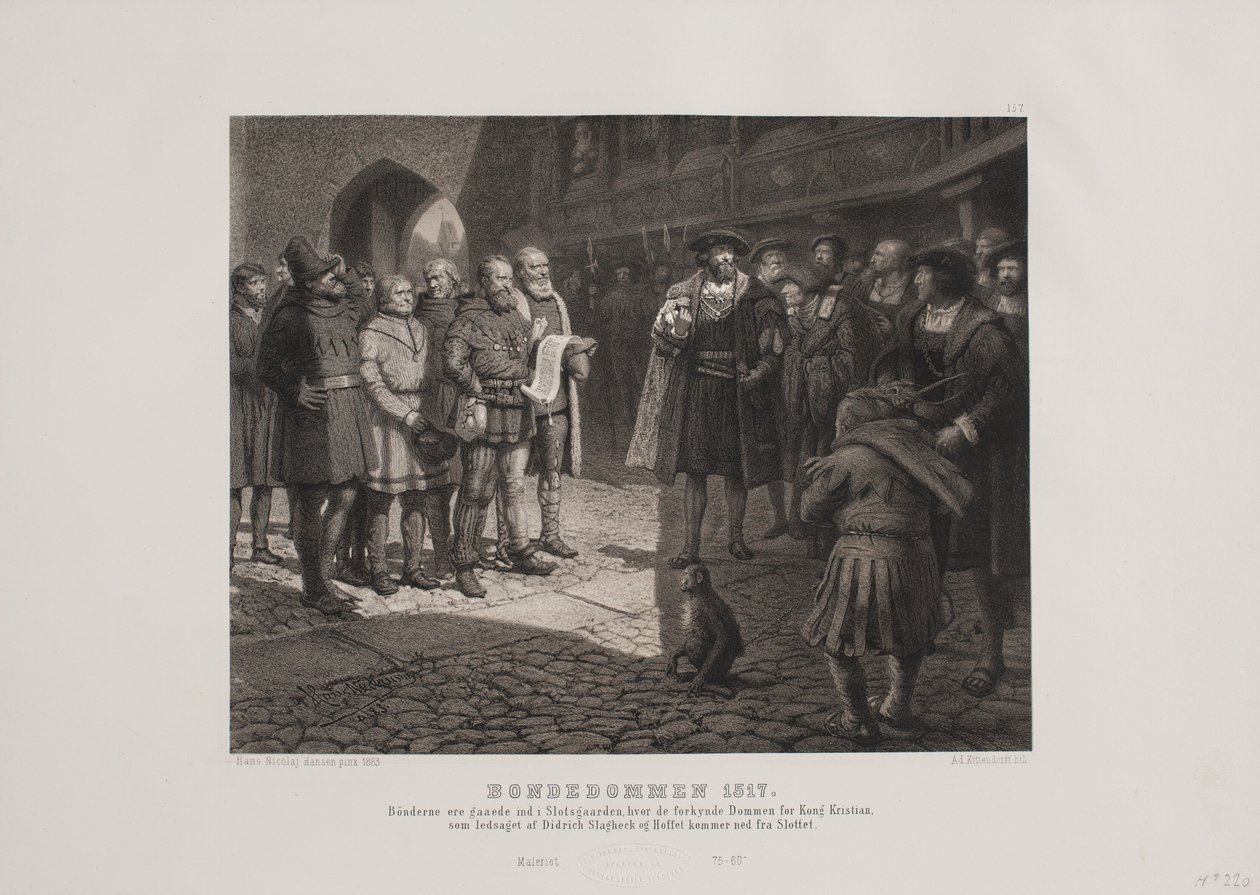 Bondedommen 1517 af Johan Adolph Kittendorff