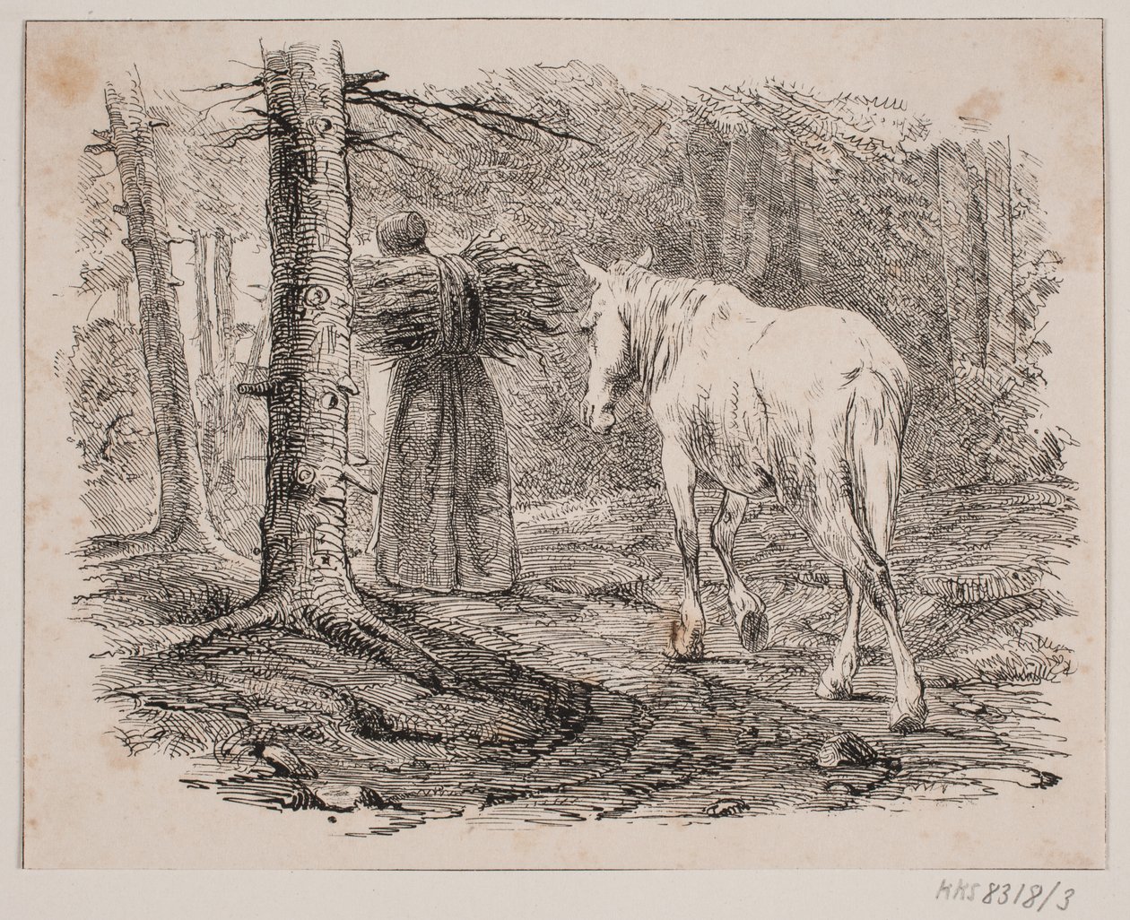 Konen og hesten af Johan Adolph Kittendorff