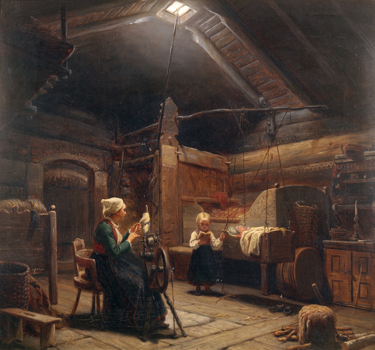Spinneren af Adolph Tidemand