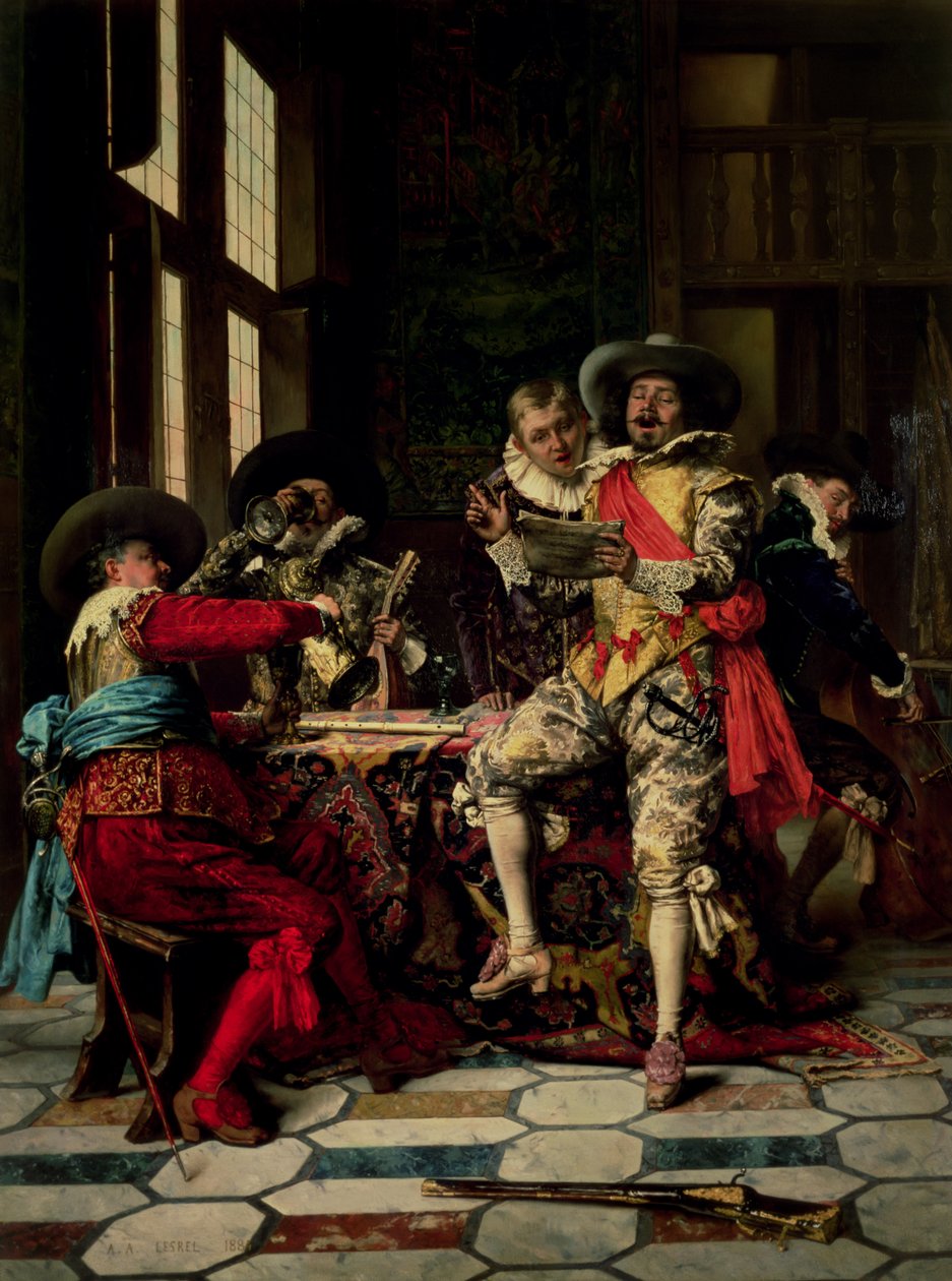 Sangerne af Adolphe Alexandre Lesrel