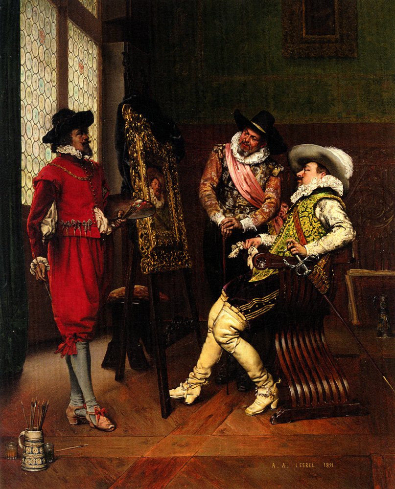 Kritikerne af Adolphe Alexandre Lesrel