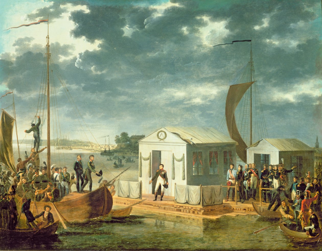 Tilsit-traktaten, 1807 af Adolphe Roehn