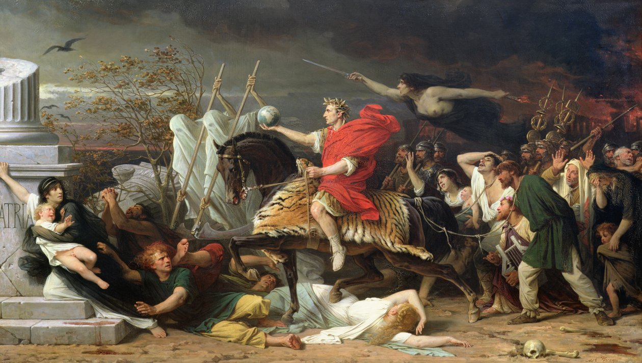 Cæsar, 1875 af Adolphe Yvon