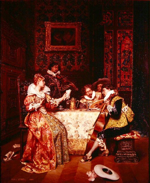 Musikfesten af Adolphe Alexandre Lesrel
