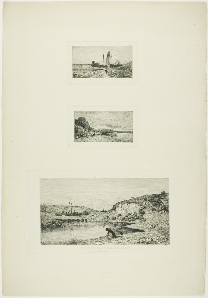 En klippe i sognet Rix af Adolphe Appian