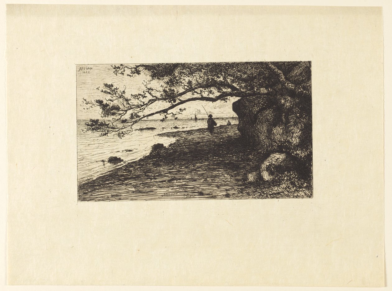 I Villefranche-sur-Mer (omkring Carqueiranne) af Adolphe Appian