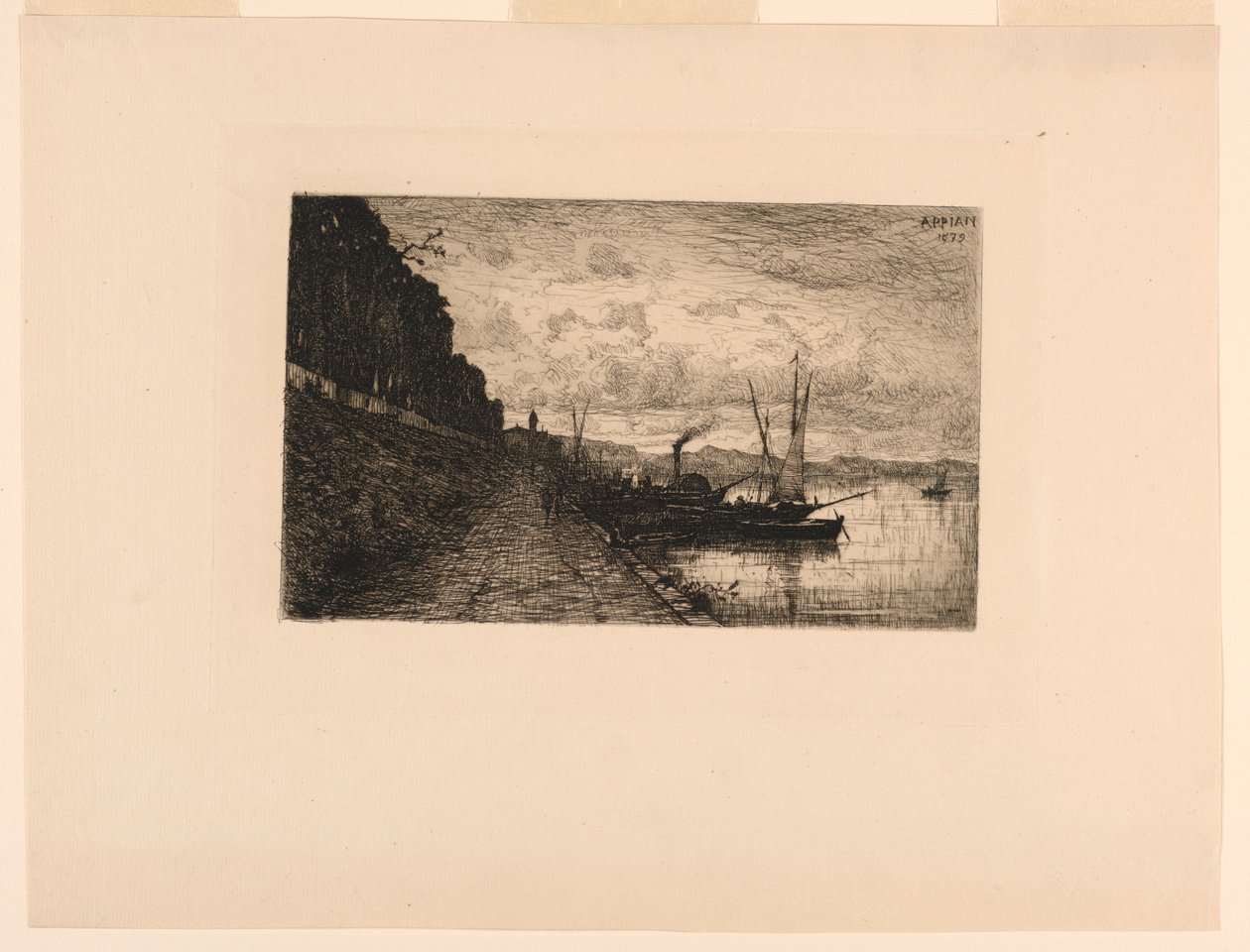 Omgivelserne i Lyon af Adolphe Appian
