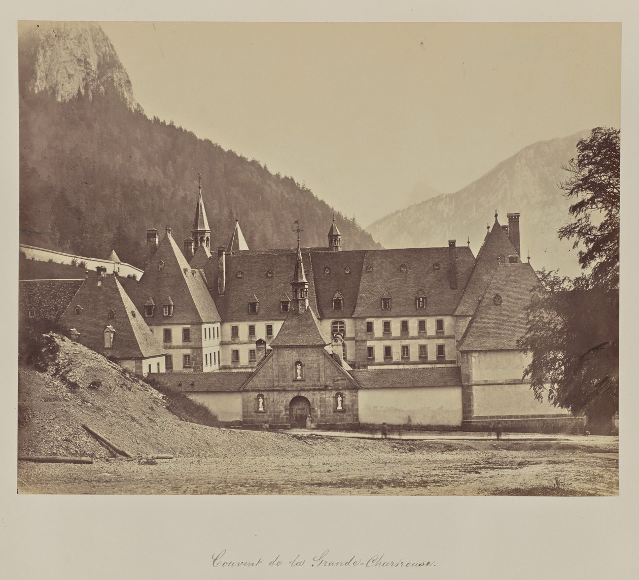 Klosteret i Grande-Chartreuse. af Adolphe Braun