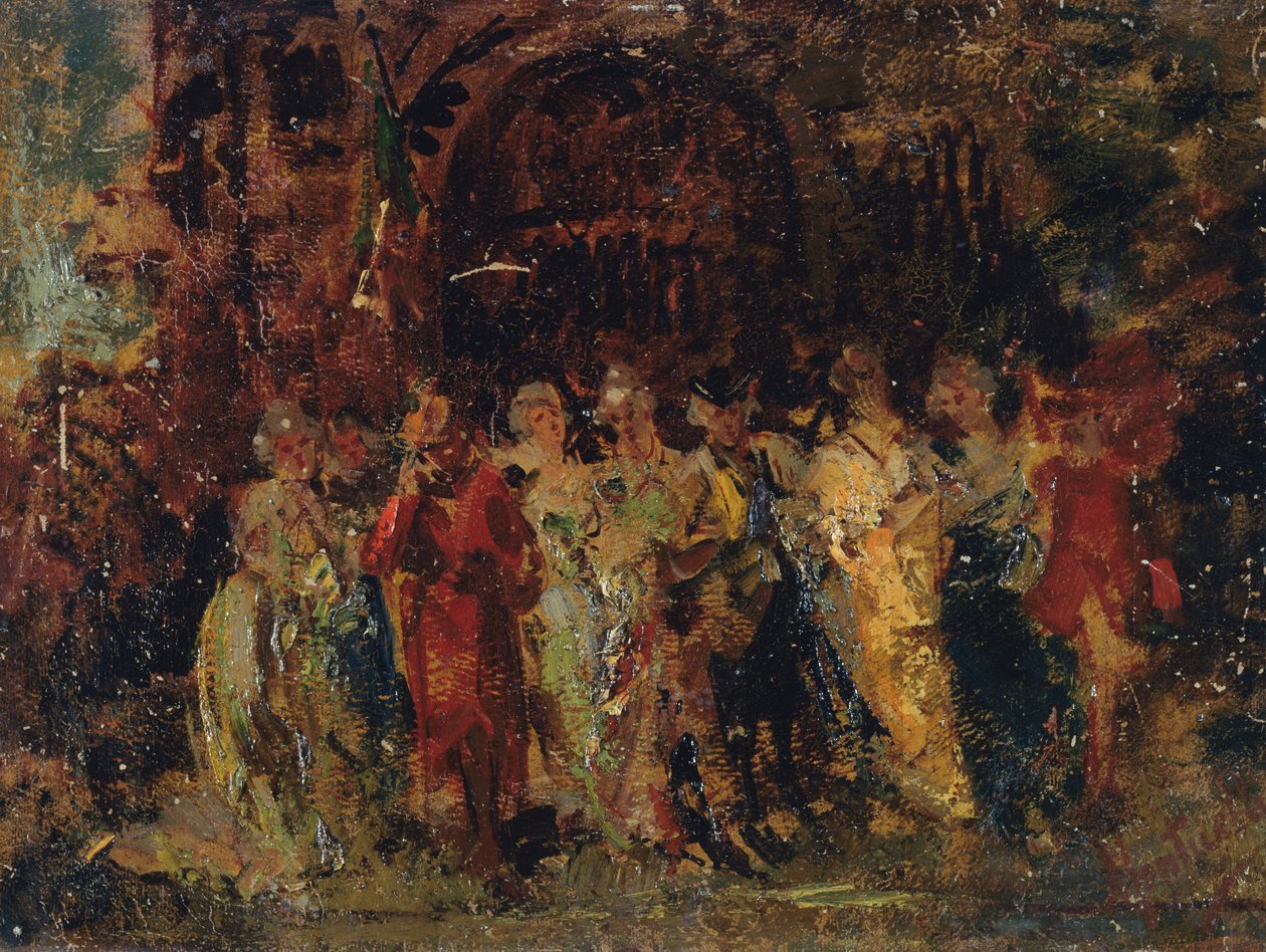 Bryllupsoptog af Adolphe Joseph Thomas Monticelli