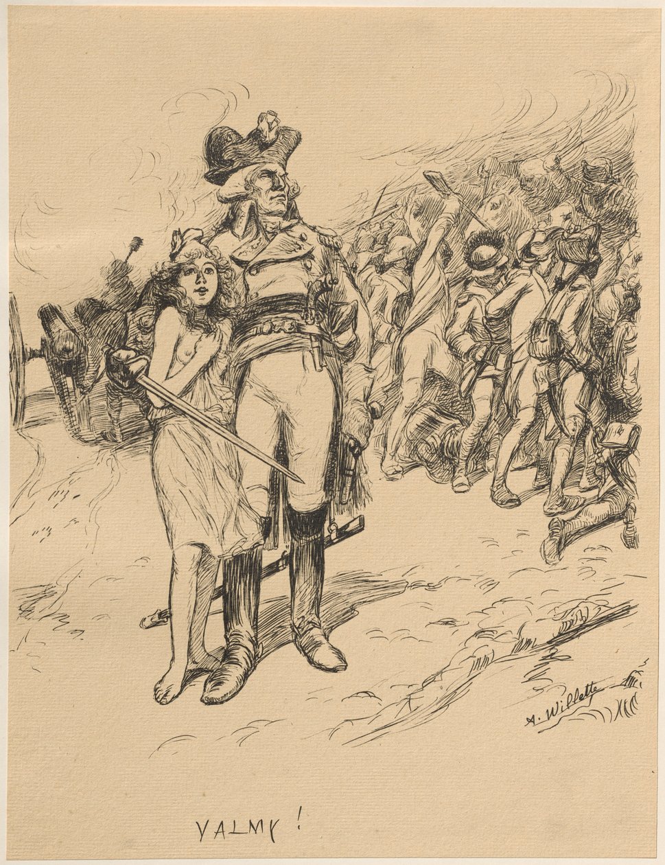 Valmy af Adolphe Willette