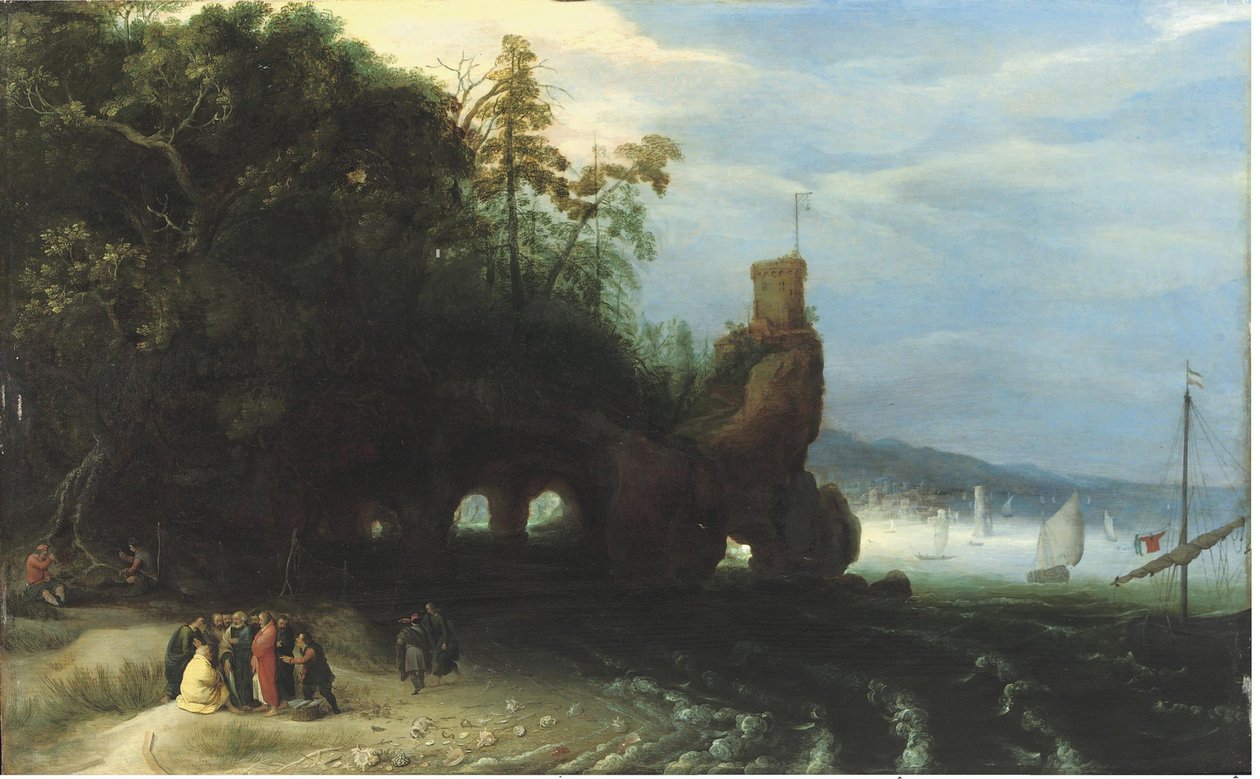 Kristus forkynder ved Galilæas Sø af Adriaen van Stalbemt