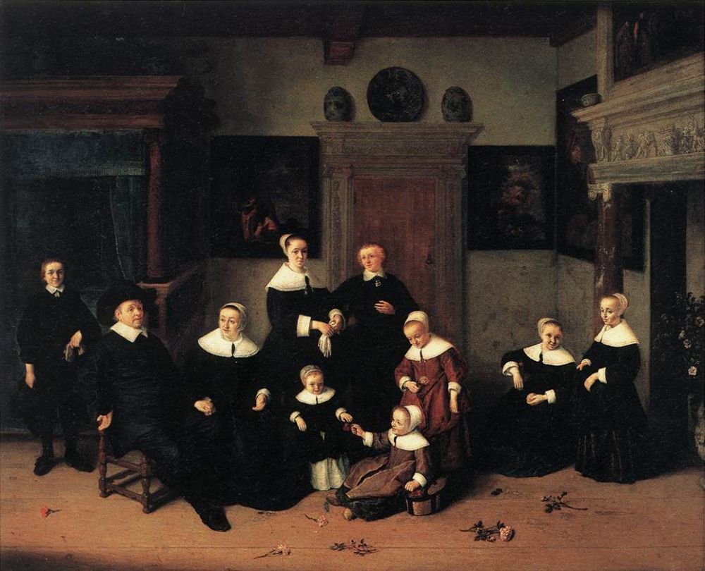 Familieportræt af Adriaen Jansz. van Ostade