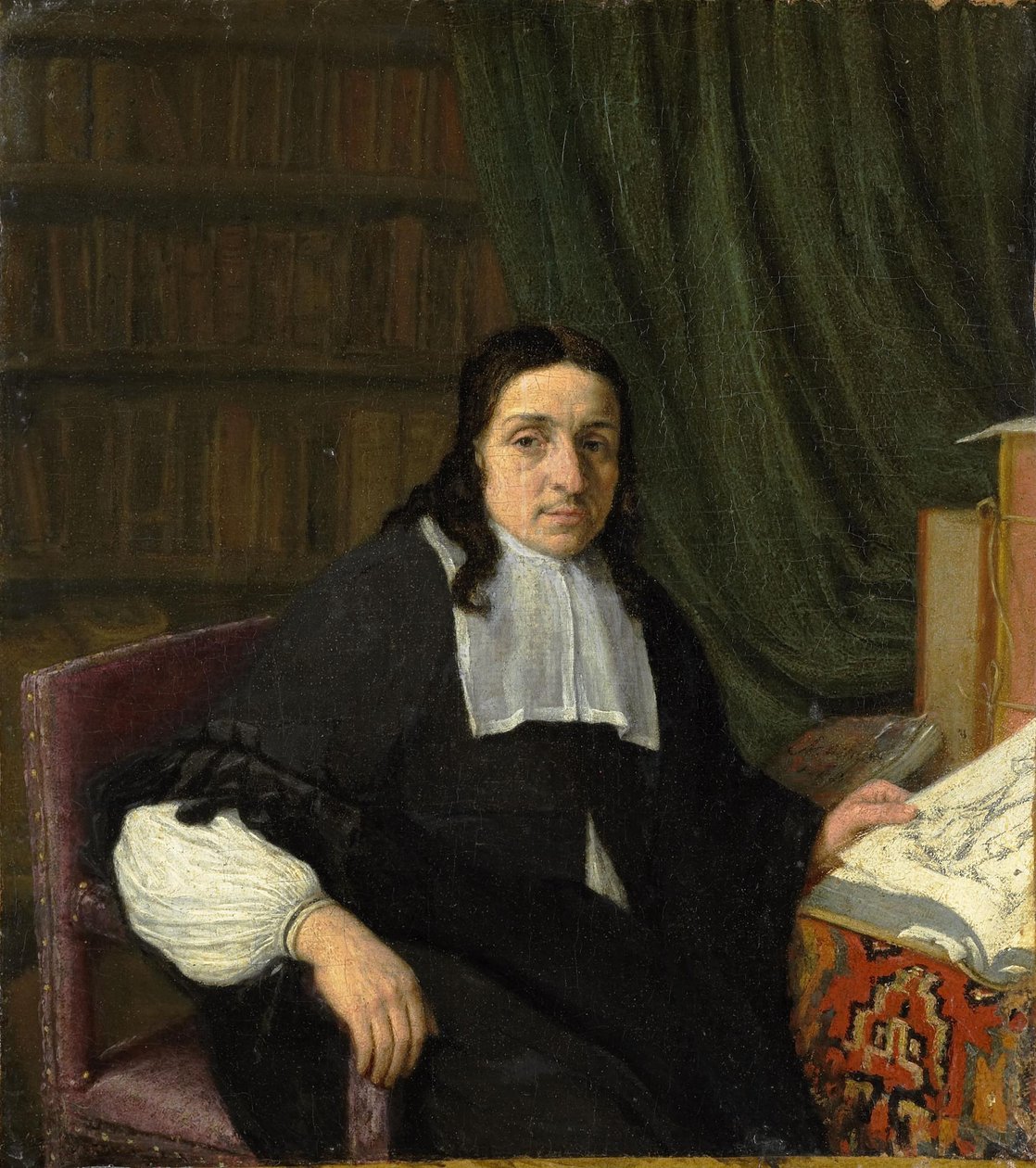 Portræt af en lærd af Adriaen Jansz. van Ostade