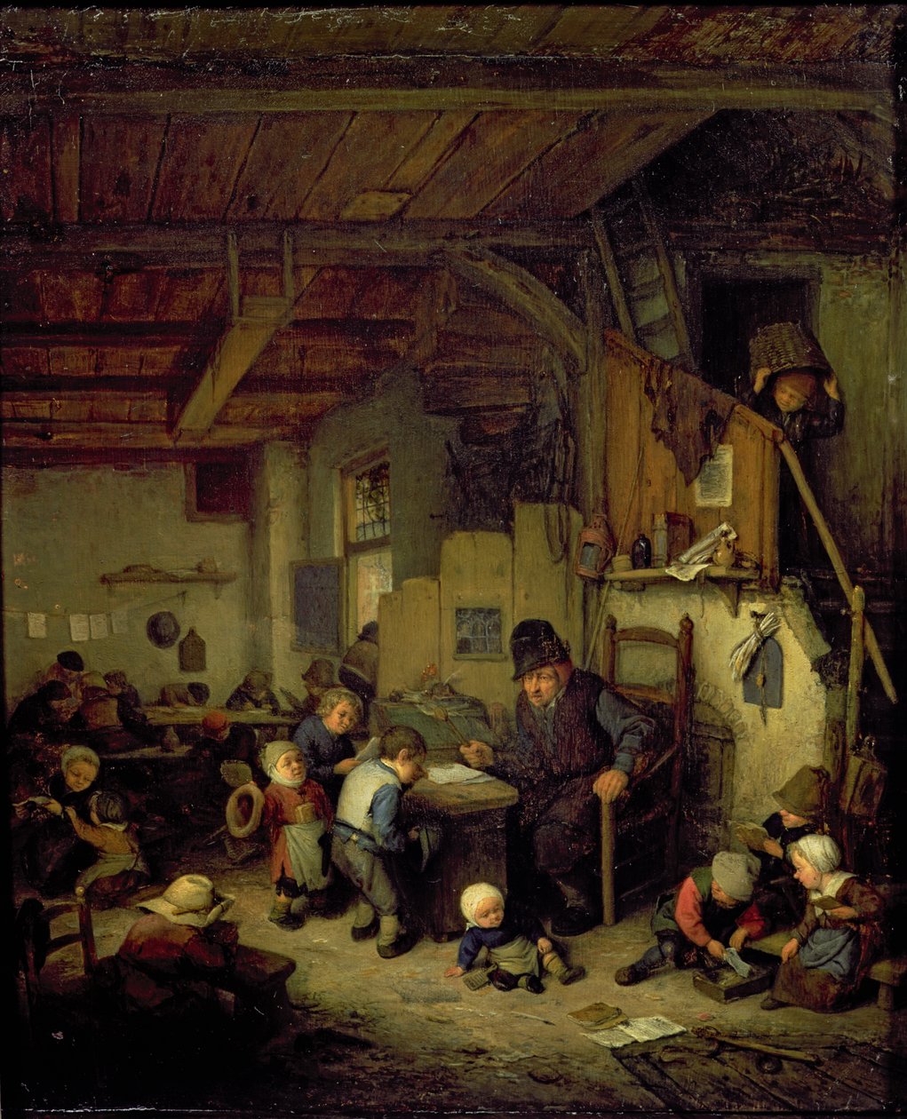 Skolemesteren, c.1662 af Adriaen Jansz. van Ostade
