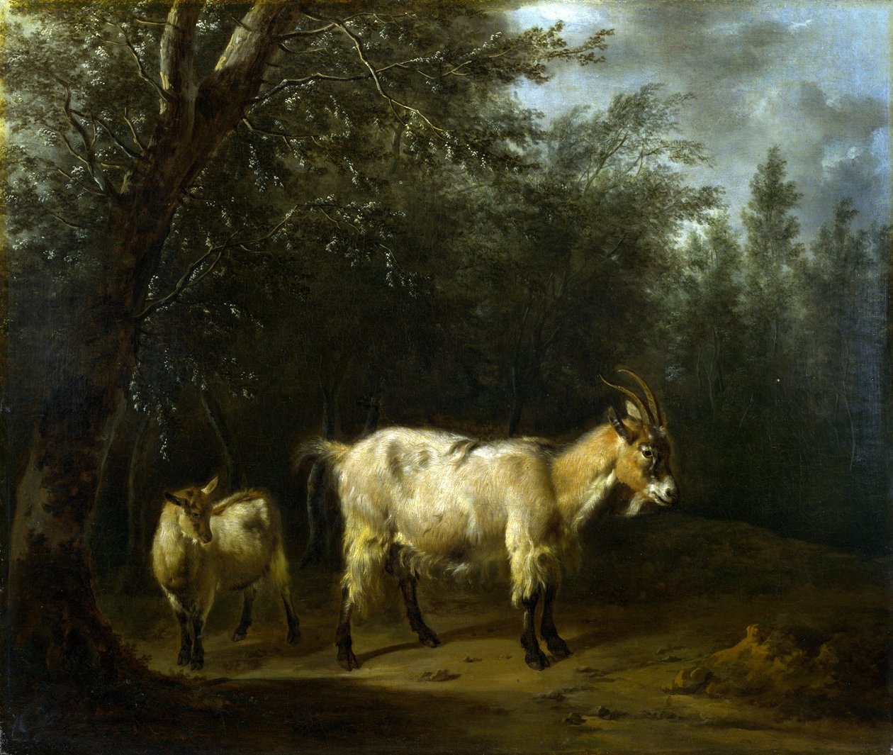 En ged og et barn af Adriaen van de Velde