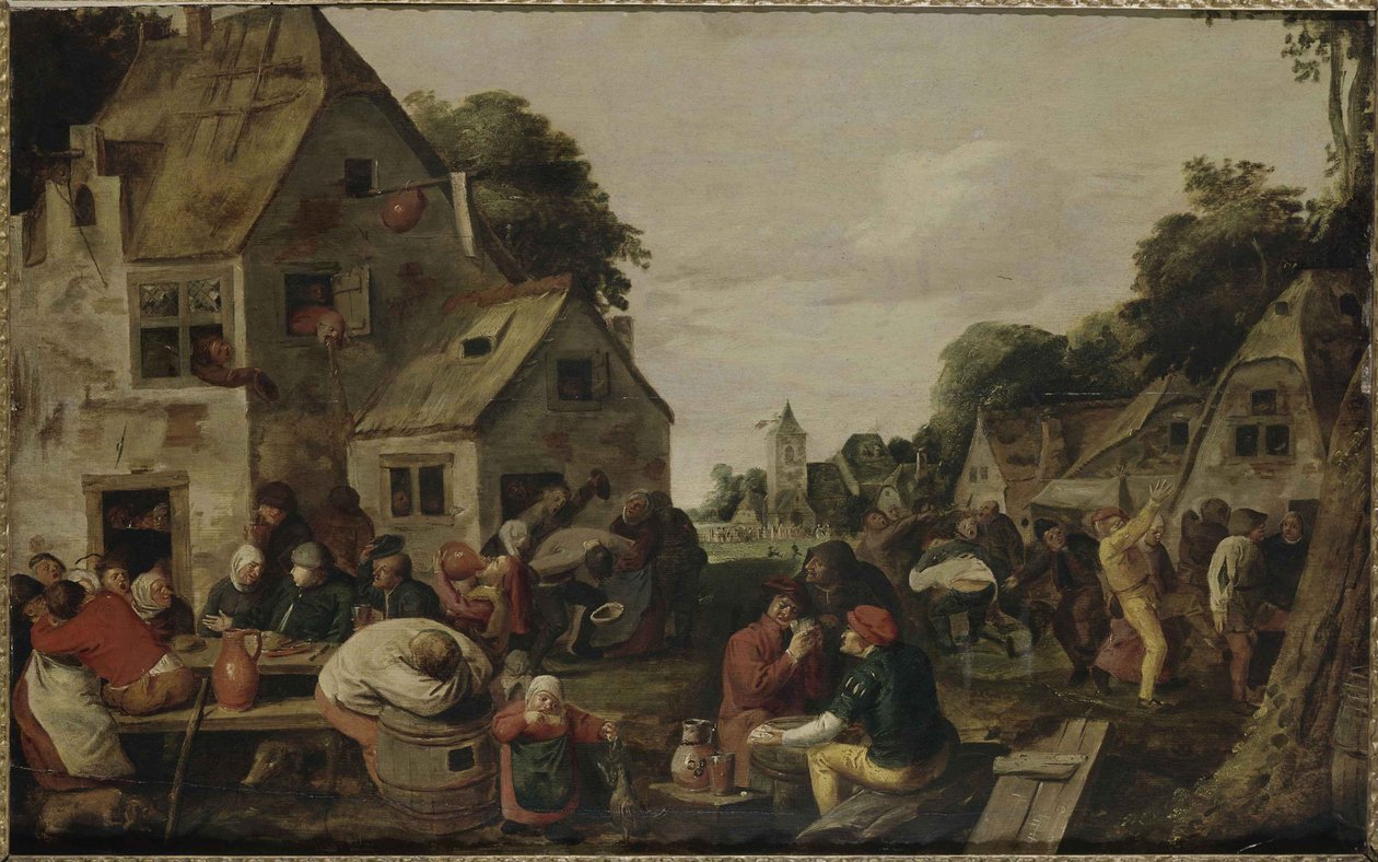 Kermesse. af Adriaen Brouwer