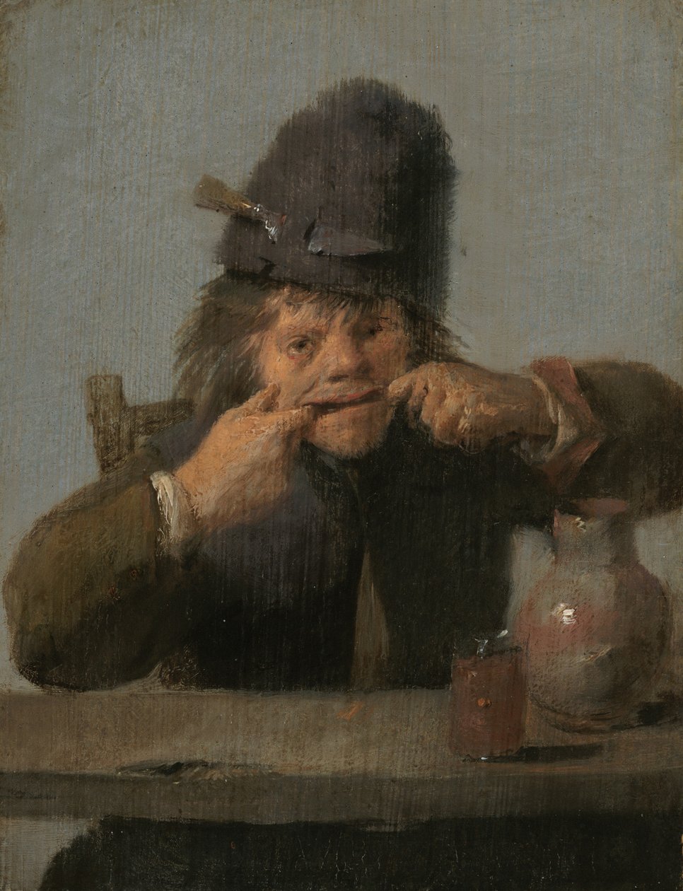 Ungdom gør et ansigt af Adriaen Brouwer