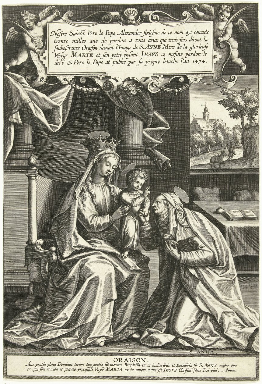 Anna i treere af Adriaen Collaert