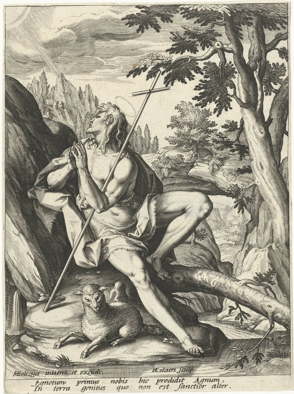 Johannes Døberen af Adriaen Collaert