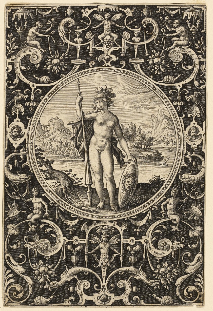 Minerva af Adriaen Collaert