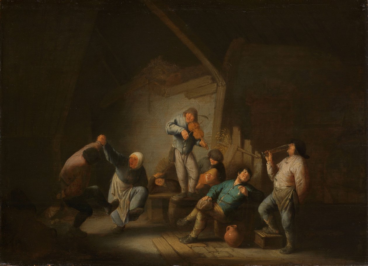Dansepar, 1625-40 af Adriaen Jansz. van Ostade