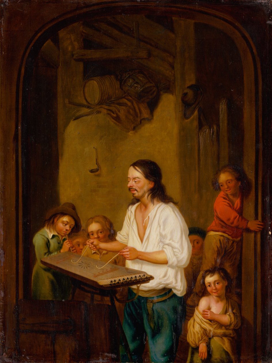 Cimbalom-spilleren, 1675. af Adriaen Jansz. van Ostade
