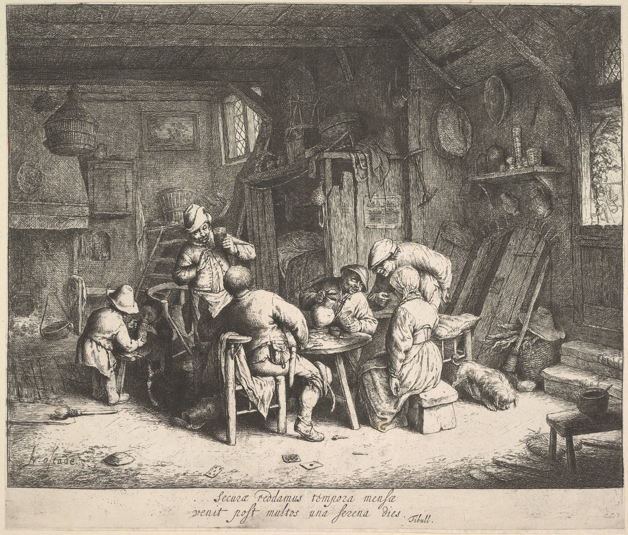 Smagen, 1610-85. af Adriaen Jansz. van Ostade
