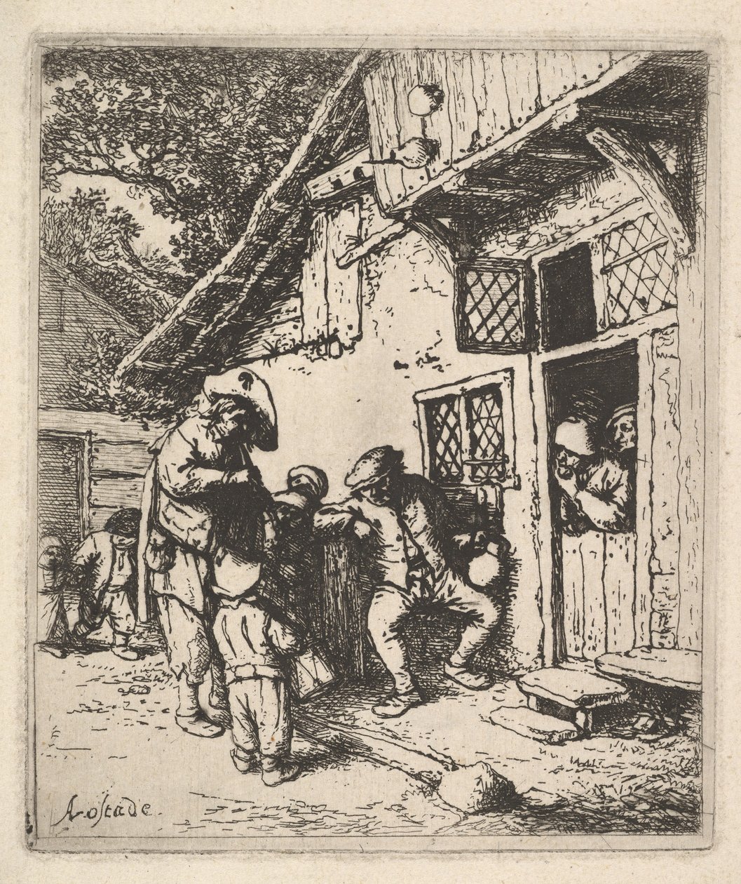 Omrejsende musikere, 1610-85. af Adriaen Jansz. van Ostade