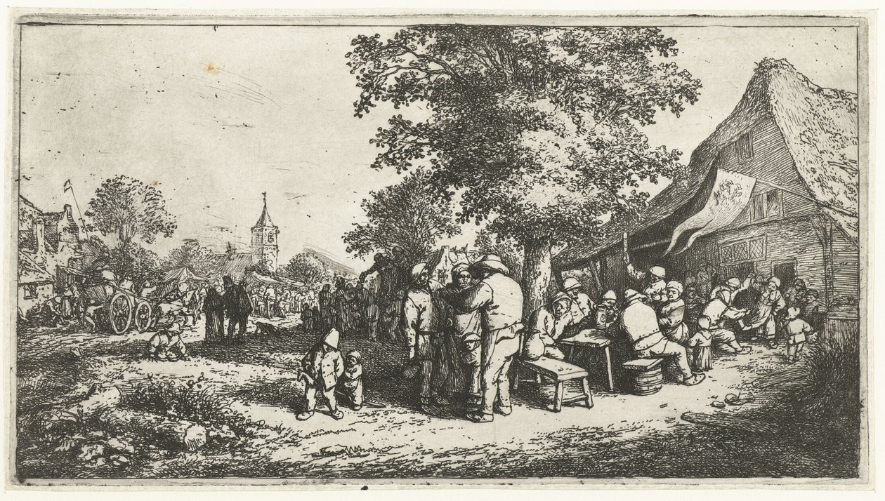 Landmandsmesse af Adriaen van Ostade