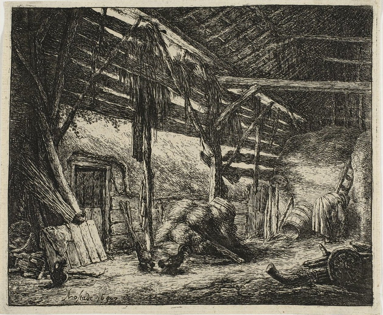 Ladegården af Adriaen van Ostade