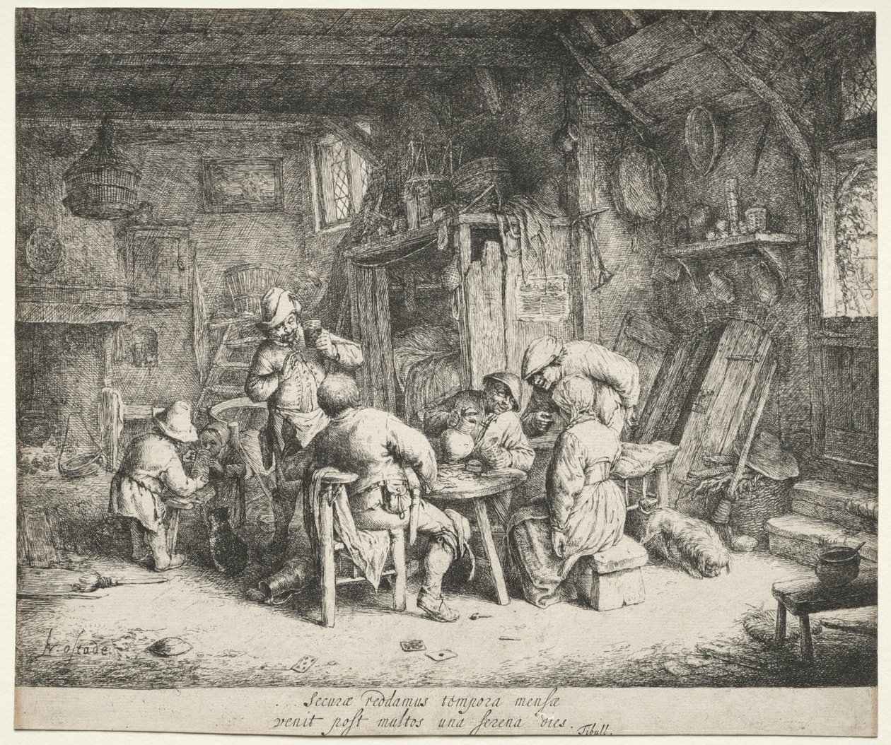 Morgenmaden af Adriaen van Ostade