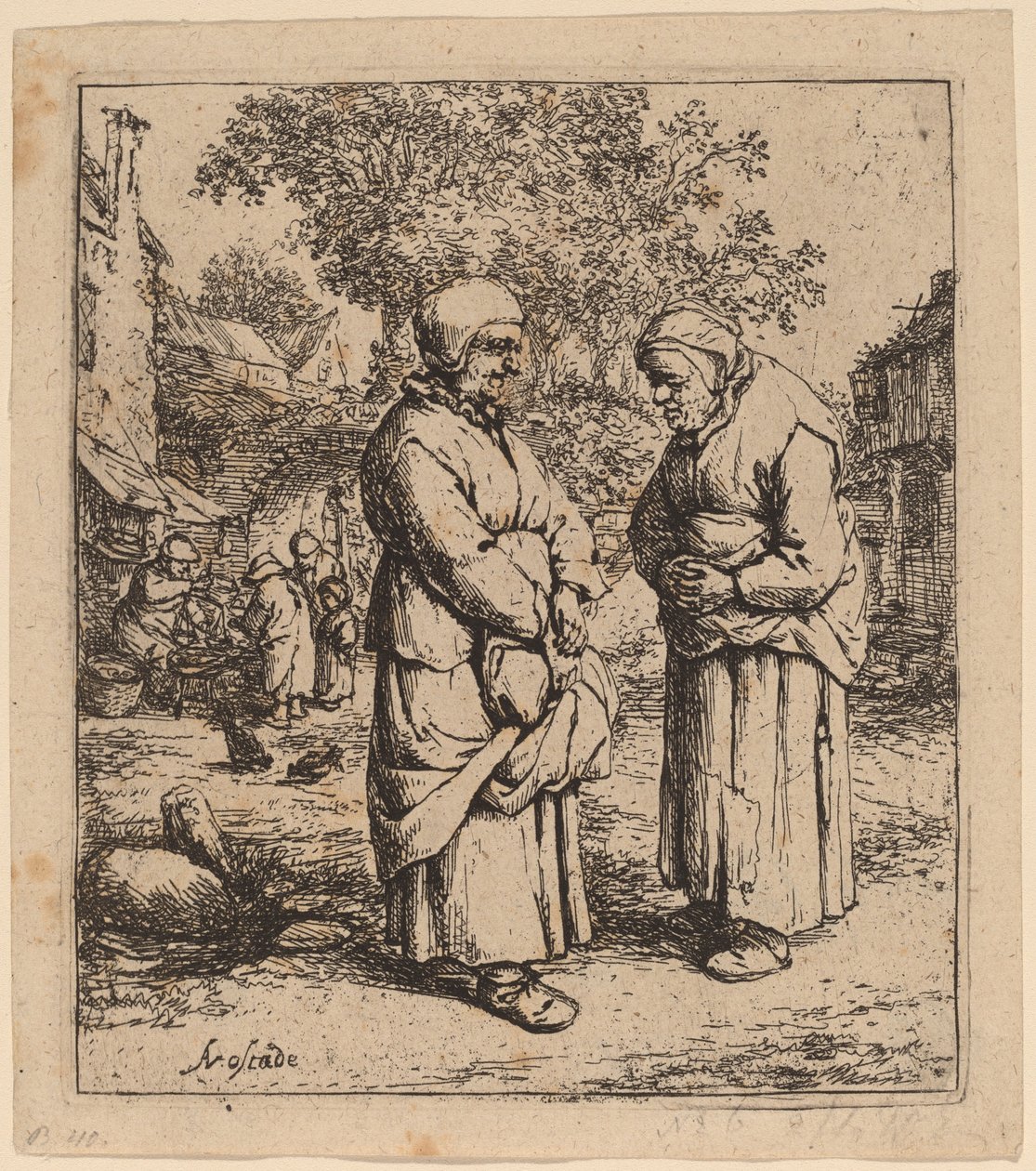 To sladder af Adriaen van Ostade