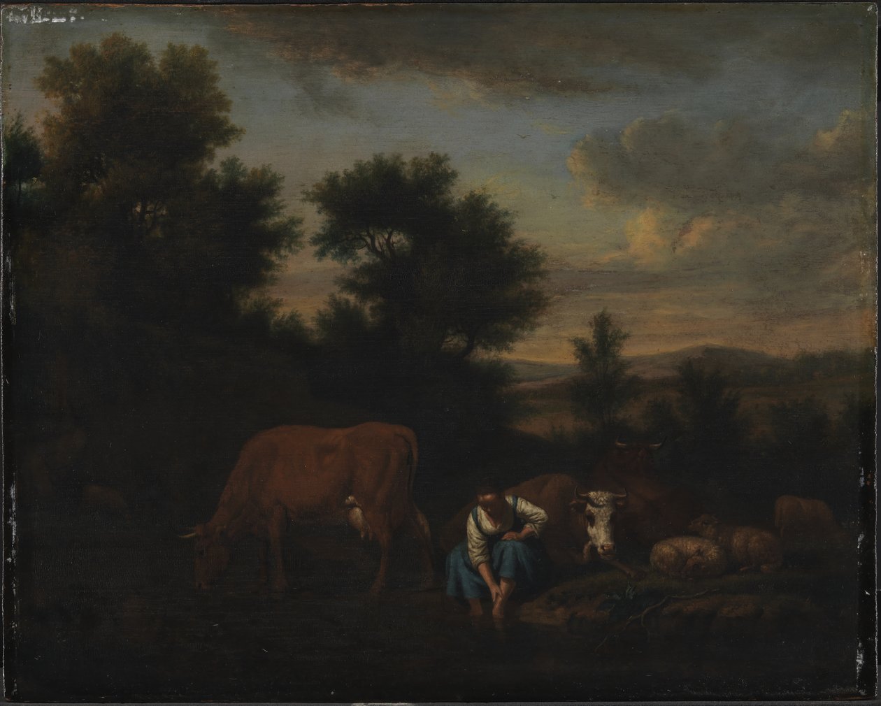 Hyrdinde med Kvæg af Adriaen van de Velde