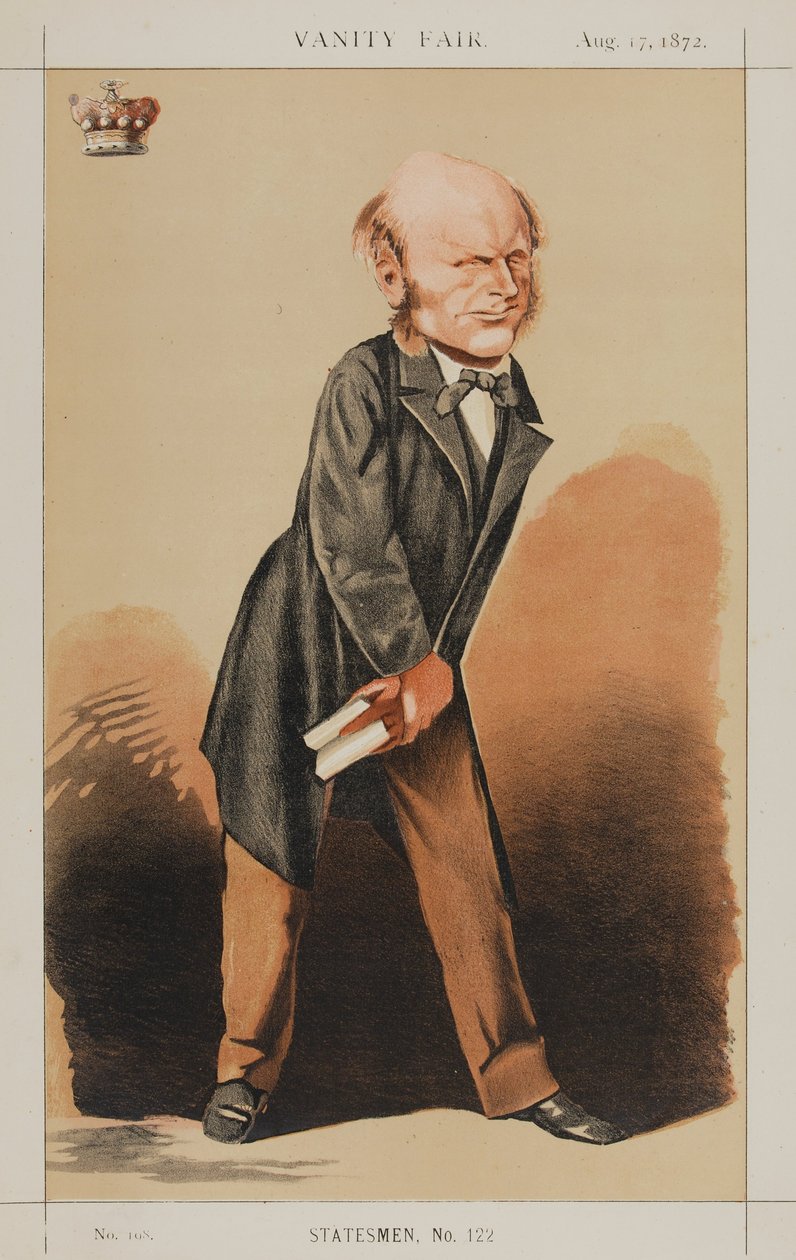 Statsmænd nr. 122: Karikatur af Lord Radstock (1833-1913) af Adriano Cecioni
