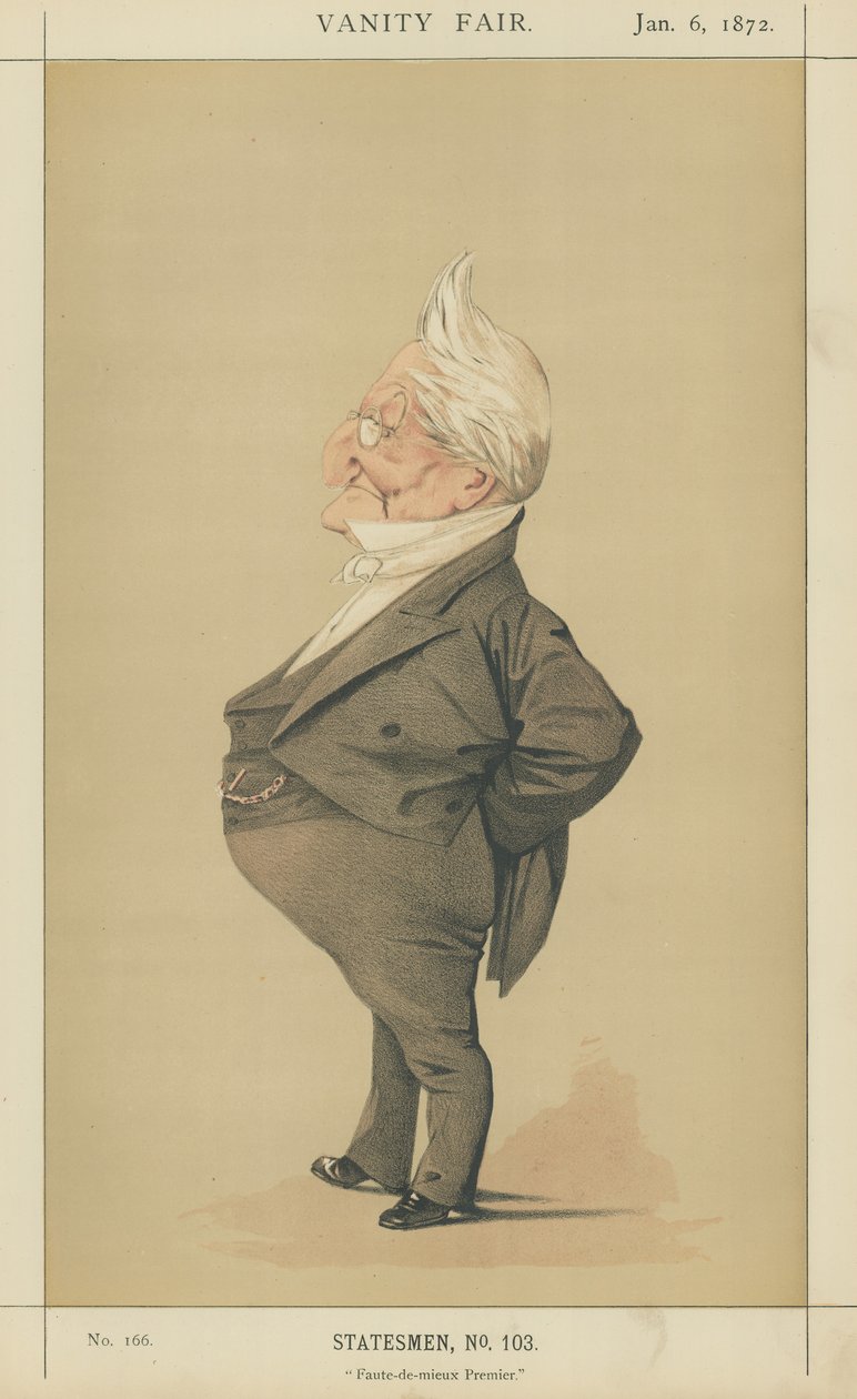 Adolphe Thiers (farvelitografi) af Adriano Cecioni