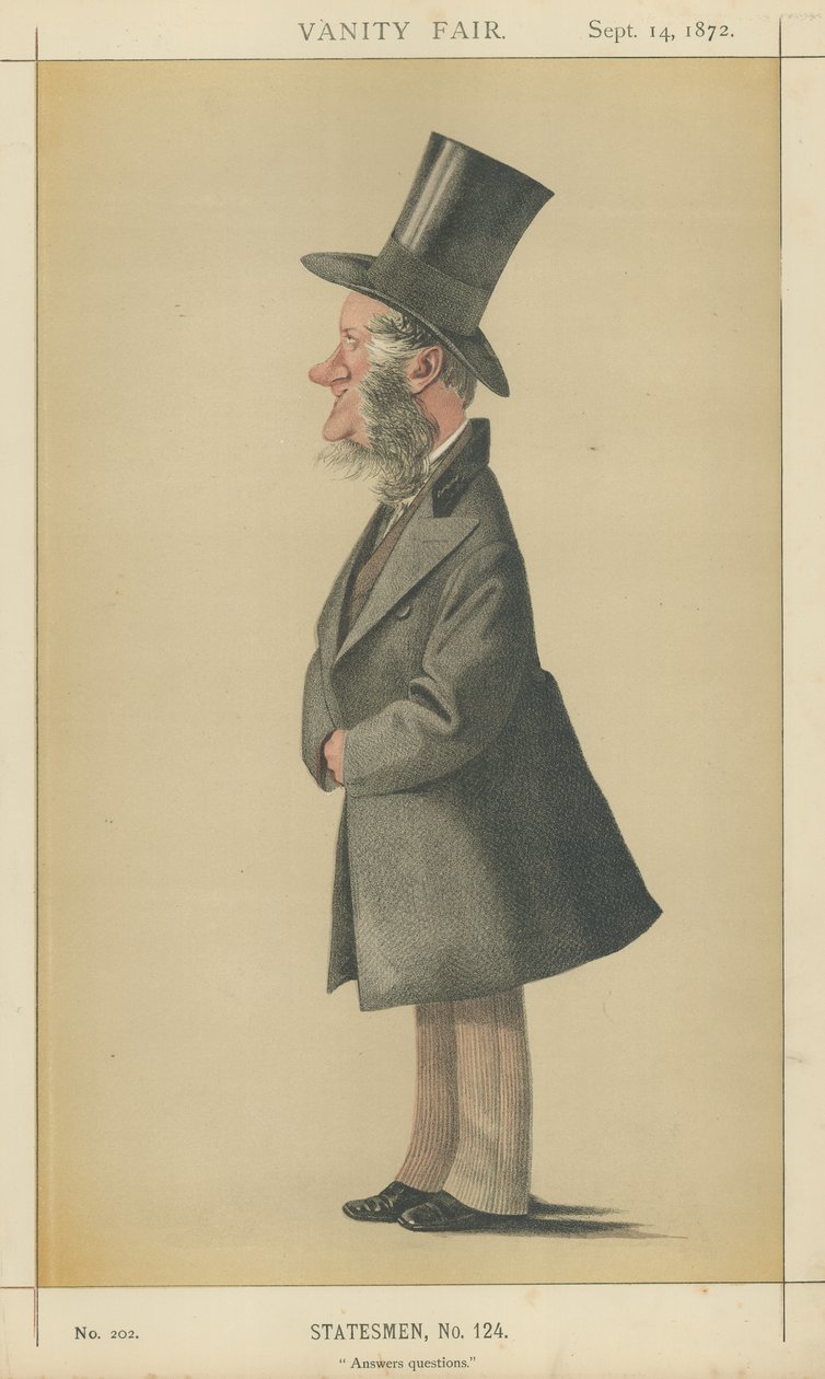 Lord Enfield (farvelitografi) af Adriano Cecioni
