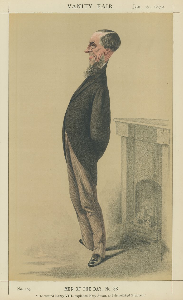 James Anthony Froude (farvelitografi) af Adriano Cecioni